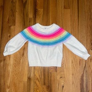GAP sweater. Rainbow. Size toddler 3.